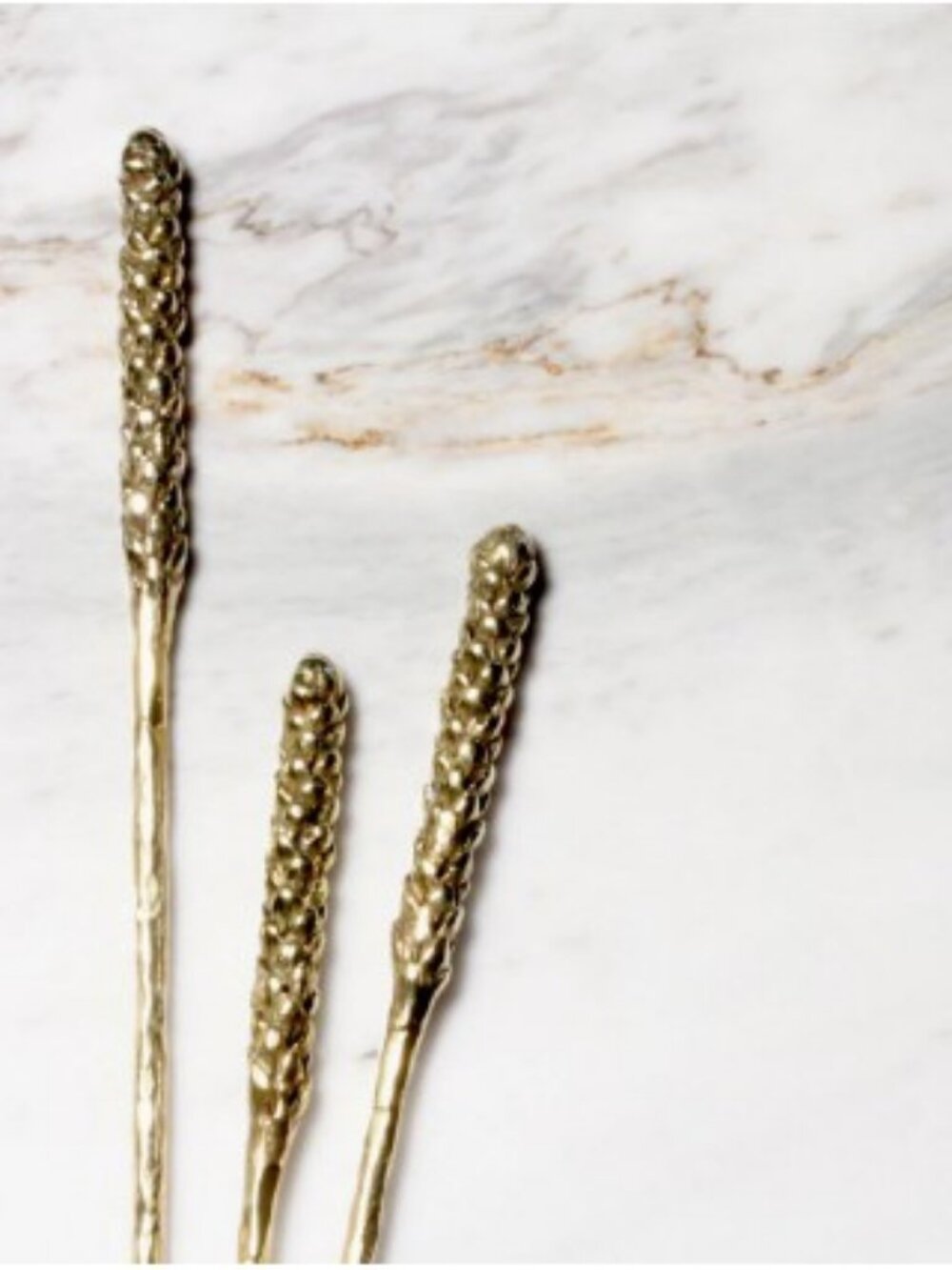 kirsten Muenster Araucaria Hair Stick - Brass